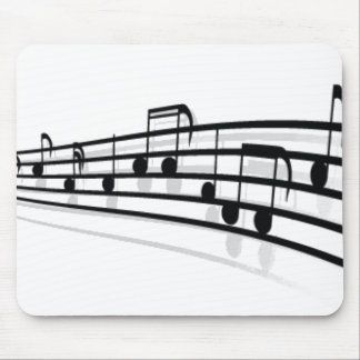 Alfombrilla De Ratón Notas de la música
