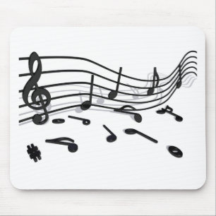 Alfombrilla De Ratón Notas, música