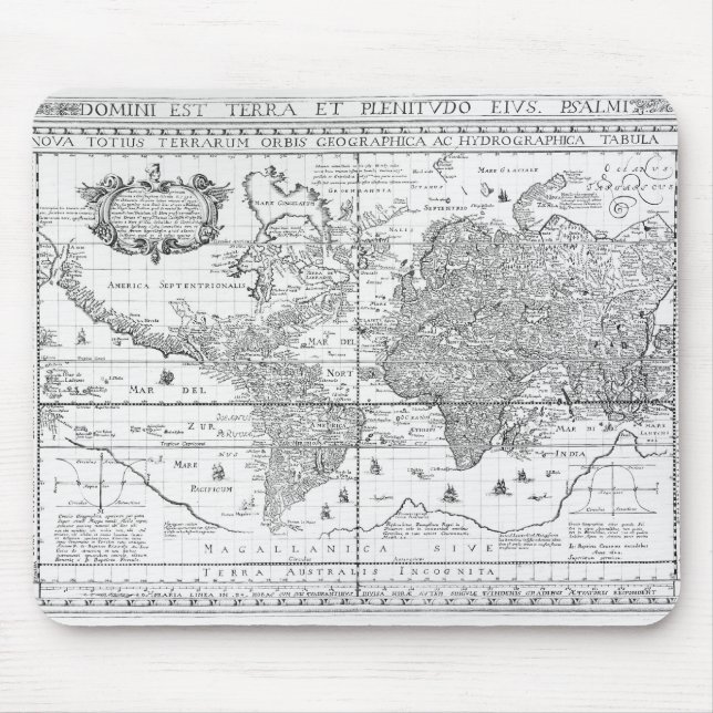 Alfombrilla De Ratón Nova Totius Terrarum Orbis (Frente)