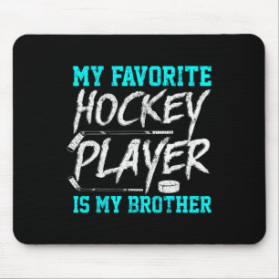 Alfombrilla De Ratón Novedad de hockey sobre hierba hermano hermano reg