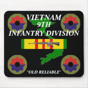 Alfombrilla De Ratón Novena Infantería Vietnam Mousepad 2/b