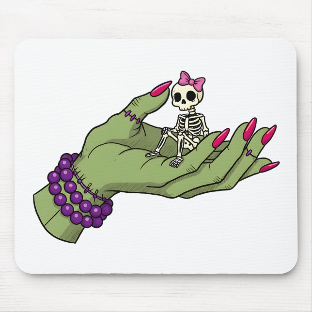Alfombrilla De Ratón Novia de Frankenstein con Skeleton Bow | Obtención (Frente)