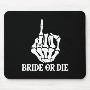 Alfombrilla De Ratón Novia De Halloween O Bachillerato De Muerte