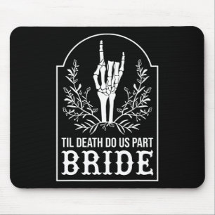 Alfombrilla De Ratón Novia Groom Skeleton Parejas Coincidiendo Boda