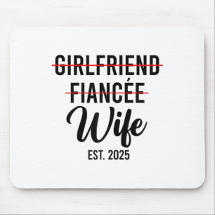 Alfombrilla De Ratón Novia Prometida Esposa Boda Casada Novio Est.