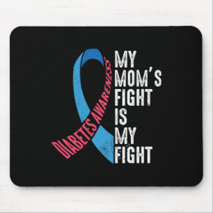 Alfombrilla De Ratón Noviembre Concienciación T1d Mamá Lucha Mi Lucha D
