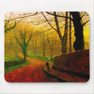 Alfombrilla De Ratón Noviembre por la tarde Stapleton Park Grimshaw