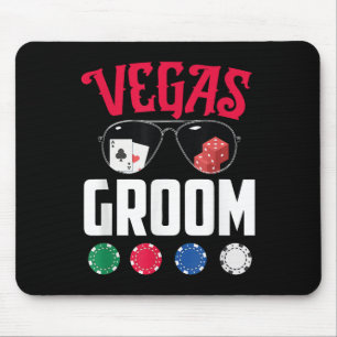 Alfombrilla De Ratón Novio de Las Vegas Novia Compromiso Despedida de S