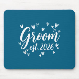 Alfombrilla De Ratón Novio est 2026 boda recién casada novia novio fies
