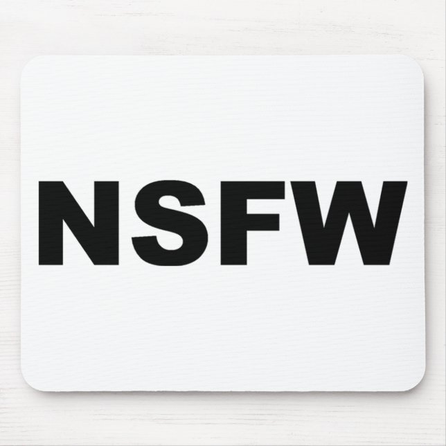 ALFOMBRILLA DE RATÓN NSFW (Frente)