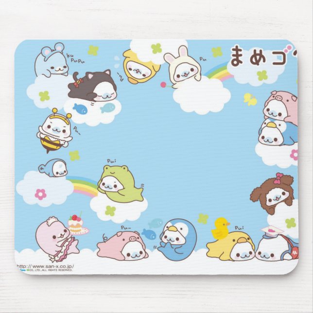 Alfombrilla De Ratón Nube Mousepad de Kawaii (Frente)