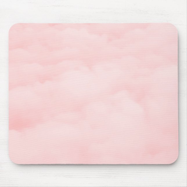 Alfombrilla de ratón Nube Rosa (Frente)