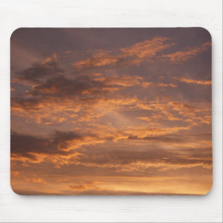 Alfombrilla De Ratón Nubes atardeceradas en fotografías en el cielo col
