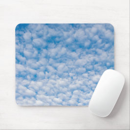 Alfombrilla De Ratón Nubes de burbujas en el cielo azul Foto Mammatus
