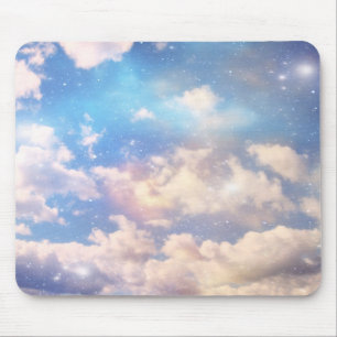 Alfombrilla De Ratón Nubes de fantasía ligeras