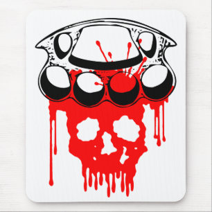 Alfombrilla De Ratón Nudillos de cobre amarillo