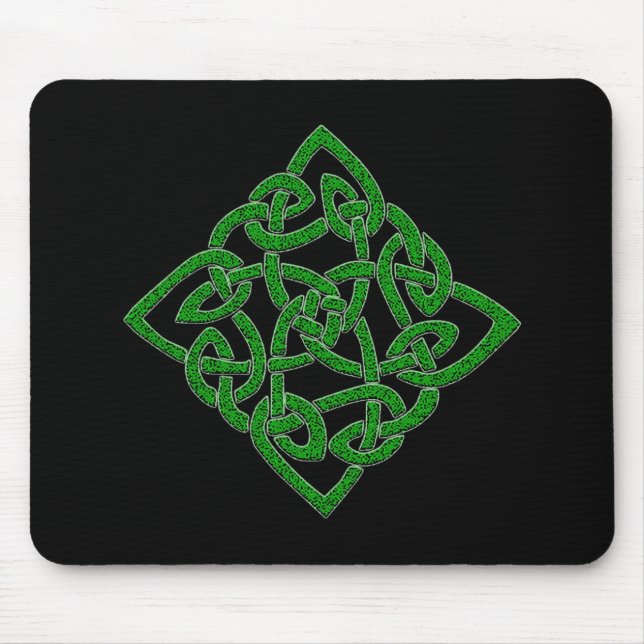 Alfombrilla De Ratón Nudo céltico - diamante Mousepads (Frente)