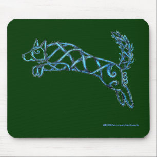 Alfombrilla De Ratón Nudo del border collie, Mousepad
