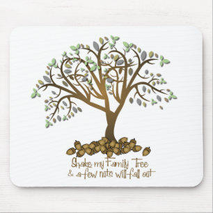 Alfombrilla De Ratón Nueces de árbol de familia