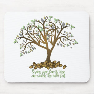 Alfombrilla De Ratón Nueces de árbol de familia