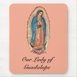 Alfombrilla De Ratón Nuestra Señora de Guadalupe Tilma Milagrosa Arte F