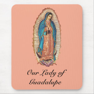 Alfombrilla De Ratón Nuestra Señora de Guadalupe Tilma Milagrosa Arte F