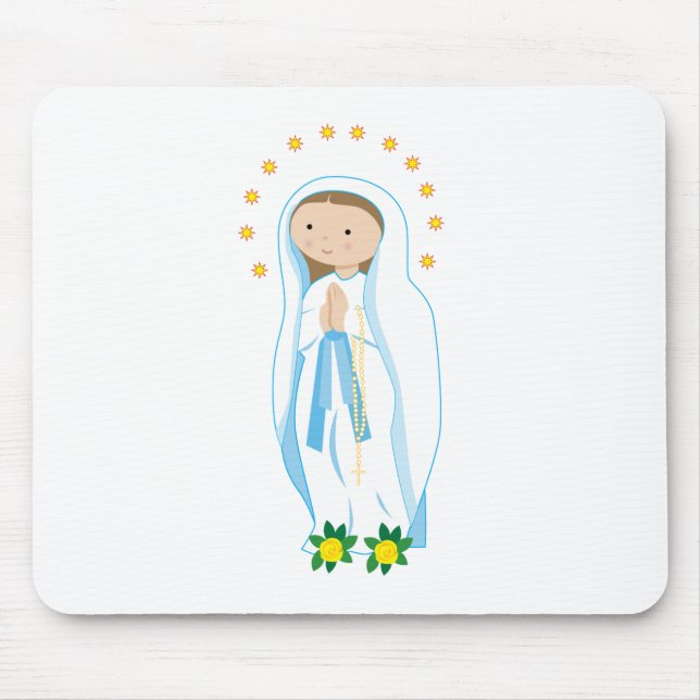 Alfombrilla De Ratón Nuestra Señora de Lourdes (Frente)