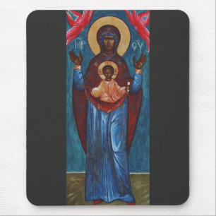 Alfombrilla De Ratón Nuestra Señora del Signo Impresión de Arte de Luz 