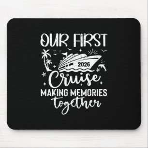 Alfombrilla De Ratón Nuestro Primer Crucero 2026 Juntos Viaje Familiar