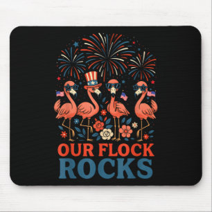 Alfombrilla De Ratón Nuestro rebaño rocas flamenco patriótico para homb