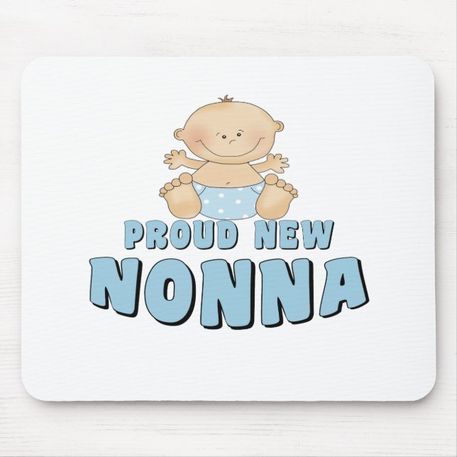 Alfombrilla De Ratón NUEVA camiseta ORGULLOSA de Nonna (Frente)