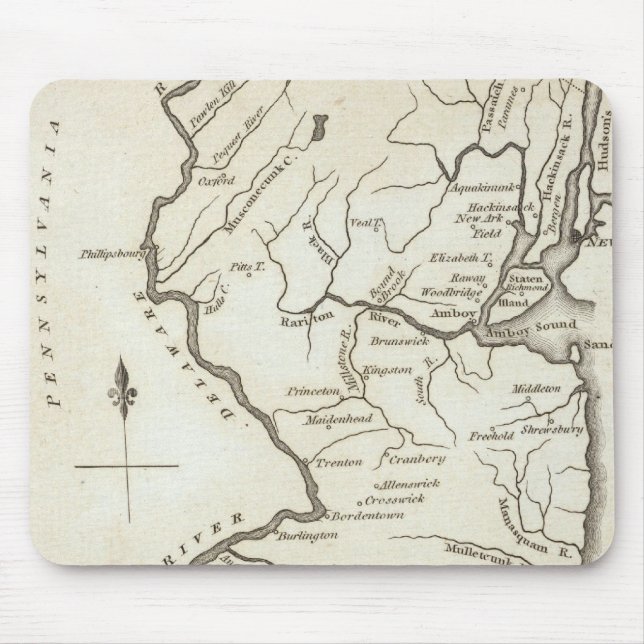 Alfombrilla De Ratón Nueva Jersey 13 (Frente)