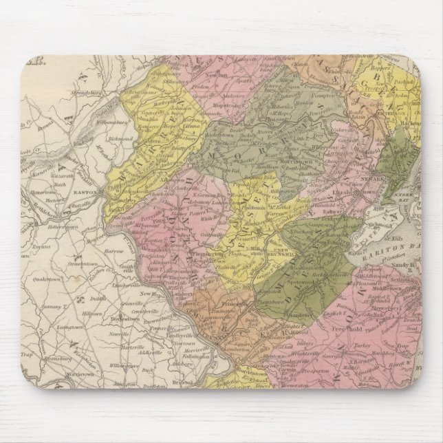 Alfombrilla De Ratón Nueva Jersey 4 (Frente)