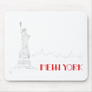 Alfombrilla De Ratón Nueva York, Guay de la Estatua de la Libertad