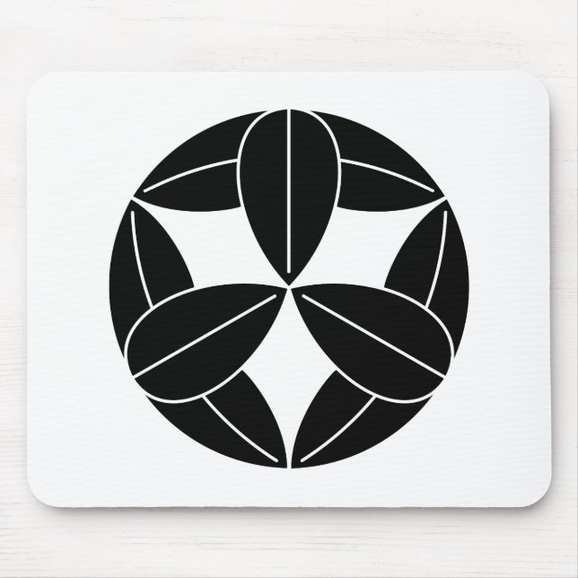 Alfombrilla De Ratón nueve hojas de bambú (Frente)