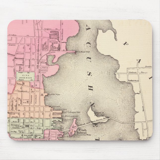 Alfombrilla De Ratón Nuevo Bedford 2 (Frente)