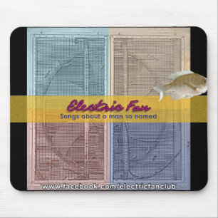 Alfombrilla De Ratón ¡NUEVO! ¡Fan eléctrica Mousepad con los pescado