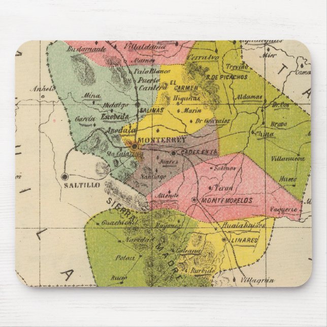 Alfombrilla De Ratón Nuevo León, México (Frente)
