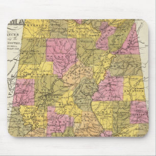 Alfombrilla De Ratón Nuevo Mapa De Alabama