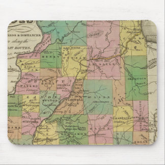 Alfombrilla De Ratón Nuevo Mapa De Illinois