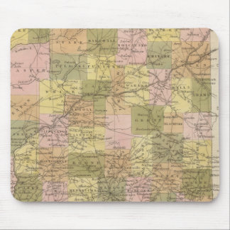 Alfombrilla De Ratón Nuevo mapa de Indiana