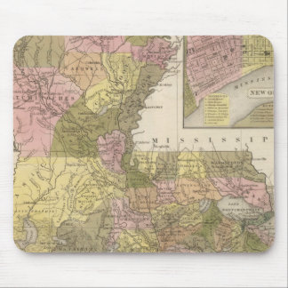 Alfombrilla De Ratón Nuevo Mapa De Luisiana