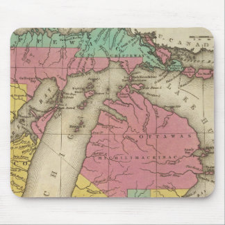 Alfombrilla De Ratón Nuevo Mapa De Michigan