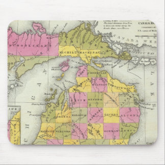 Alfombrilla De Ratón Nuevo Mapa De Michigan 2