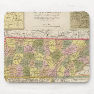 Alfombrilla De Ratón Nuevo Mapa De Tennessee
