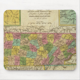 Alfombrilla De Ratón Nuevo Mapa De Tennessee 2