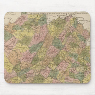 Alfombrilla De Ratón Nuevo Mapa De Virginia