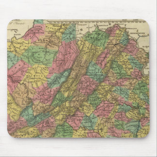 Alfombrilla De Ratón Nuevo Mapa De Virginia 2