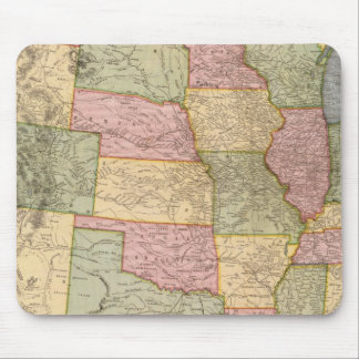 Alfombrilla De Ratón Nuevo mapa ferroviario de Estados Unidos