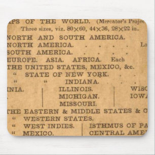Alfombrilla De Ratón Nuevo mapa seccional del estado de Illinois